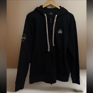 G/Fore Black w/Camo Skull Full Zip “Sailor Jerry” Fleece Jacket Large NWOT